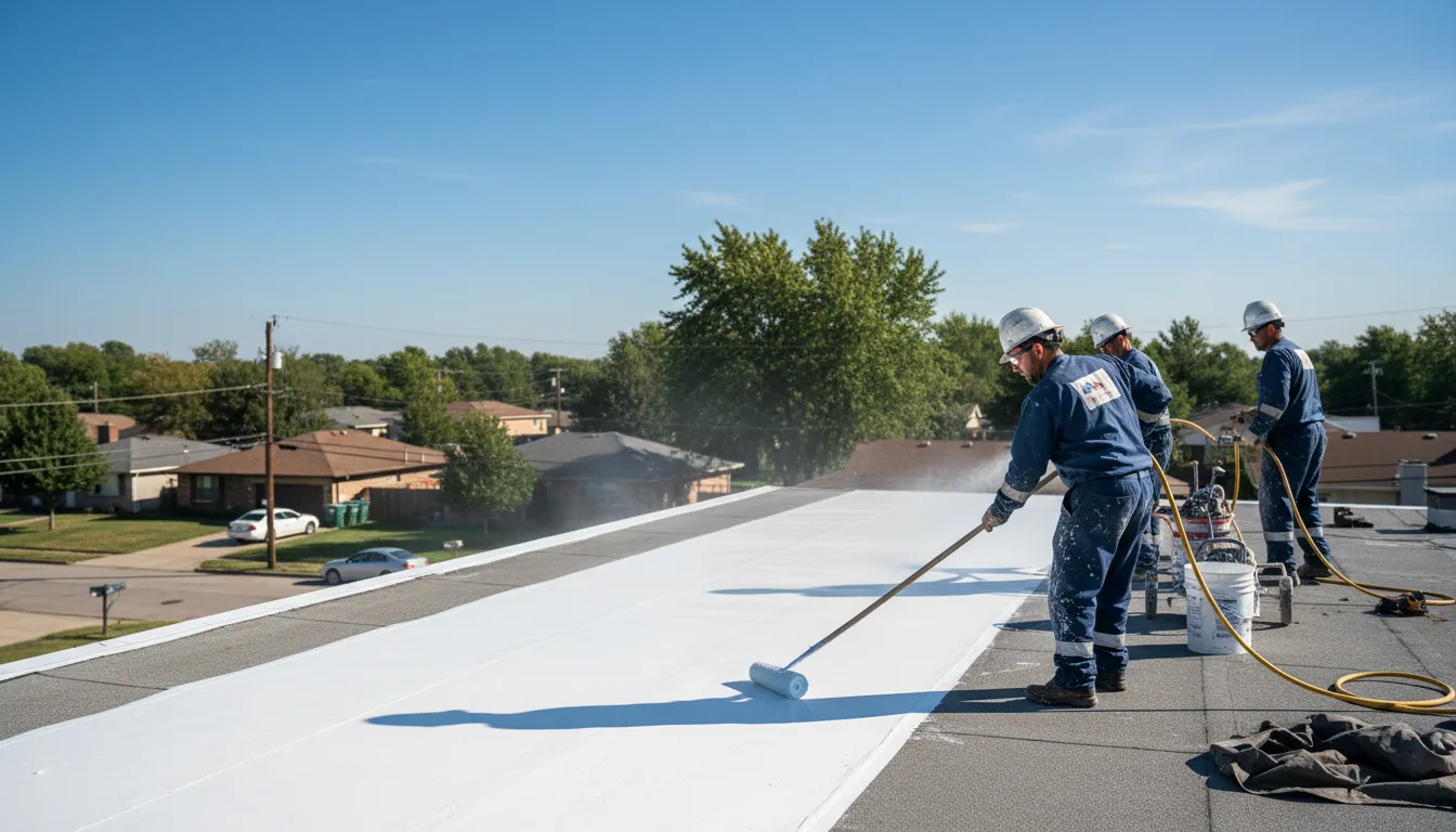 Commercial roof coating in Collinwood, TN near me